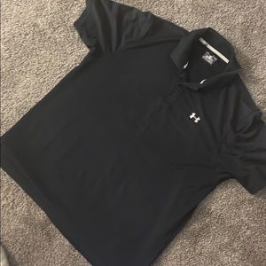 Under Armour Black Collar Shirt